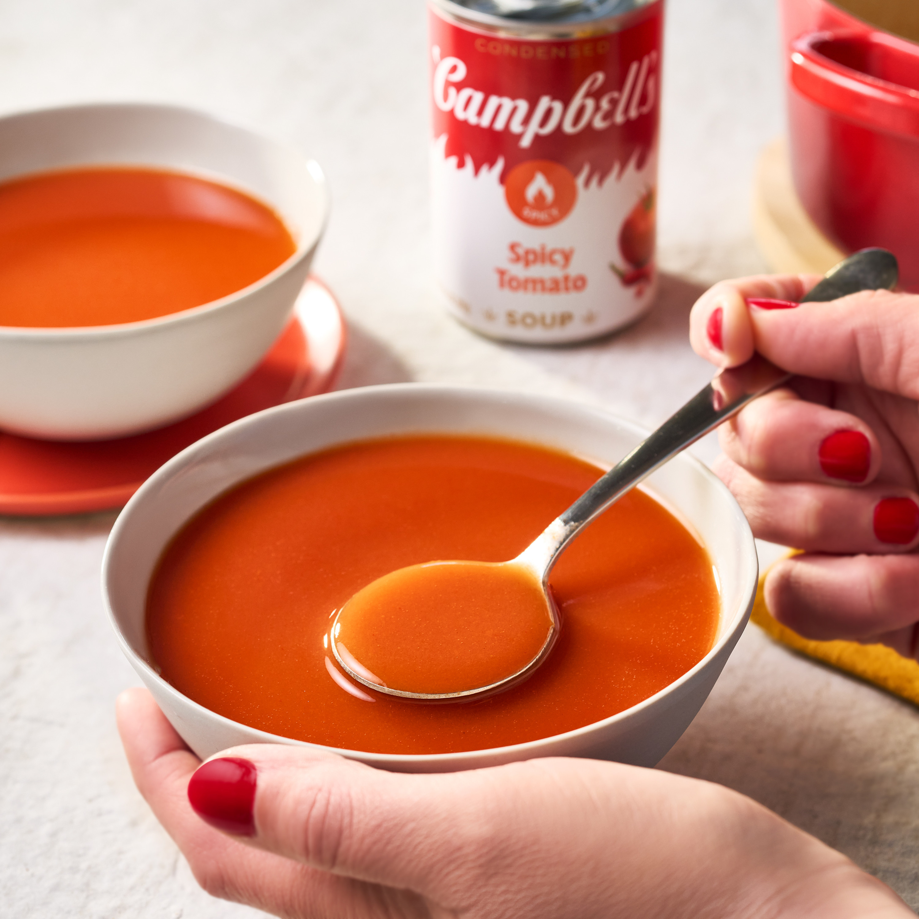 Campbell's Condensed Spicy Tomato Soup, 10.5 oz Can | Giant