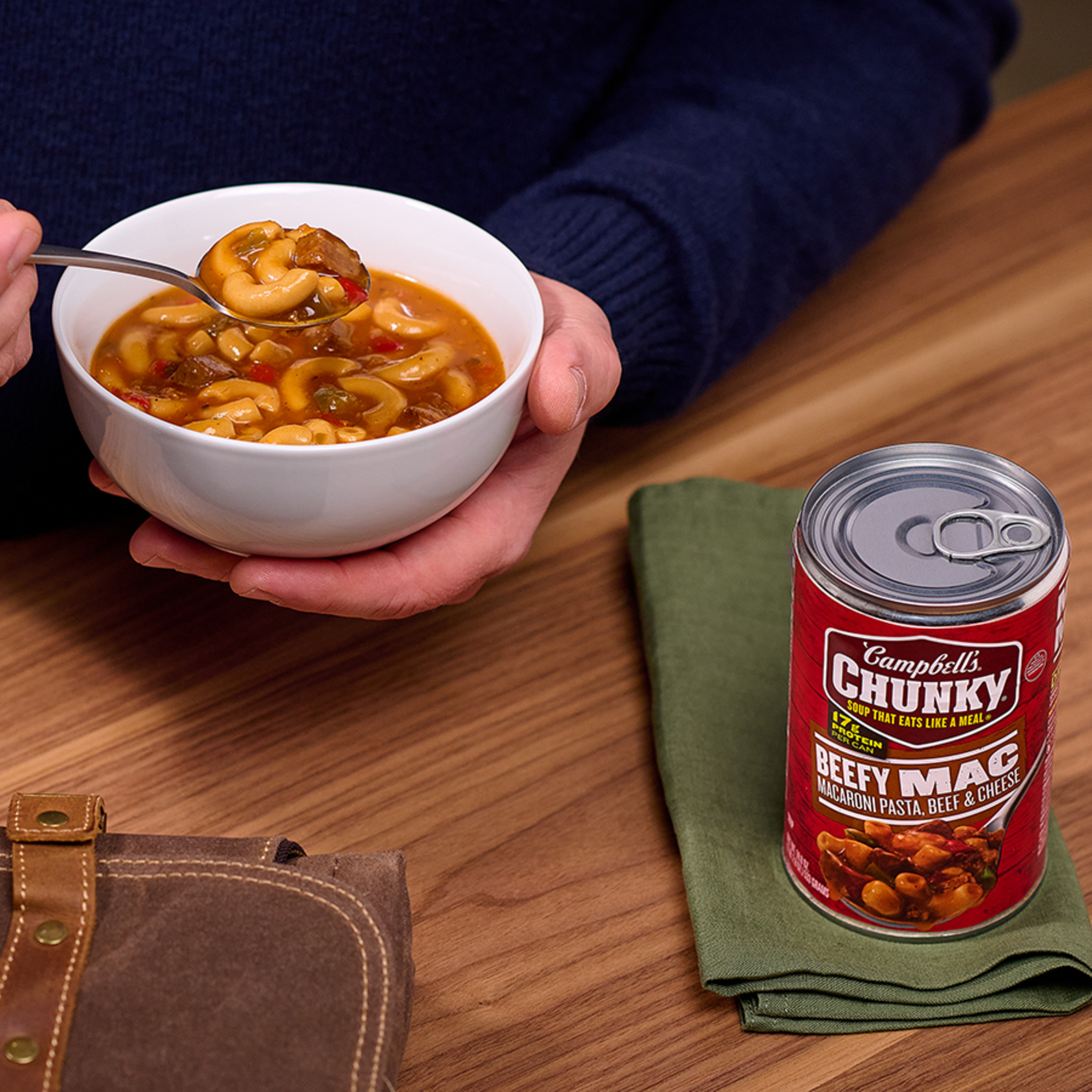 Campbell's Chunky Beefy Mac Soup, 18.8 oz Can | Giant Eagle