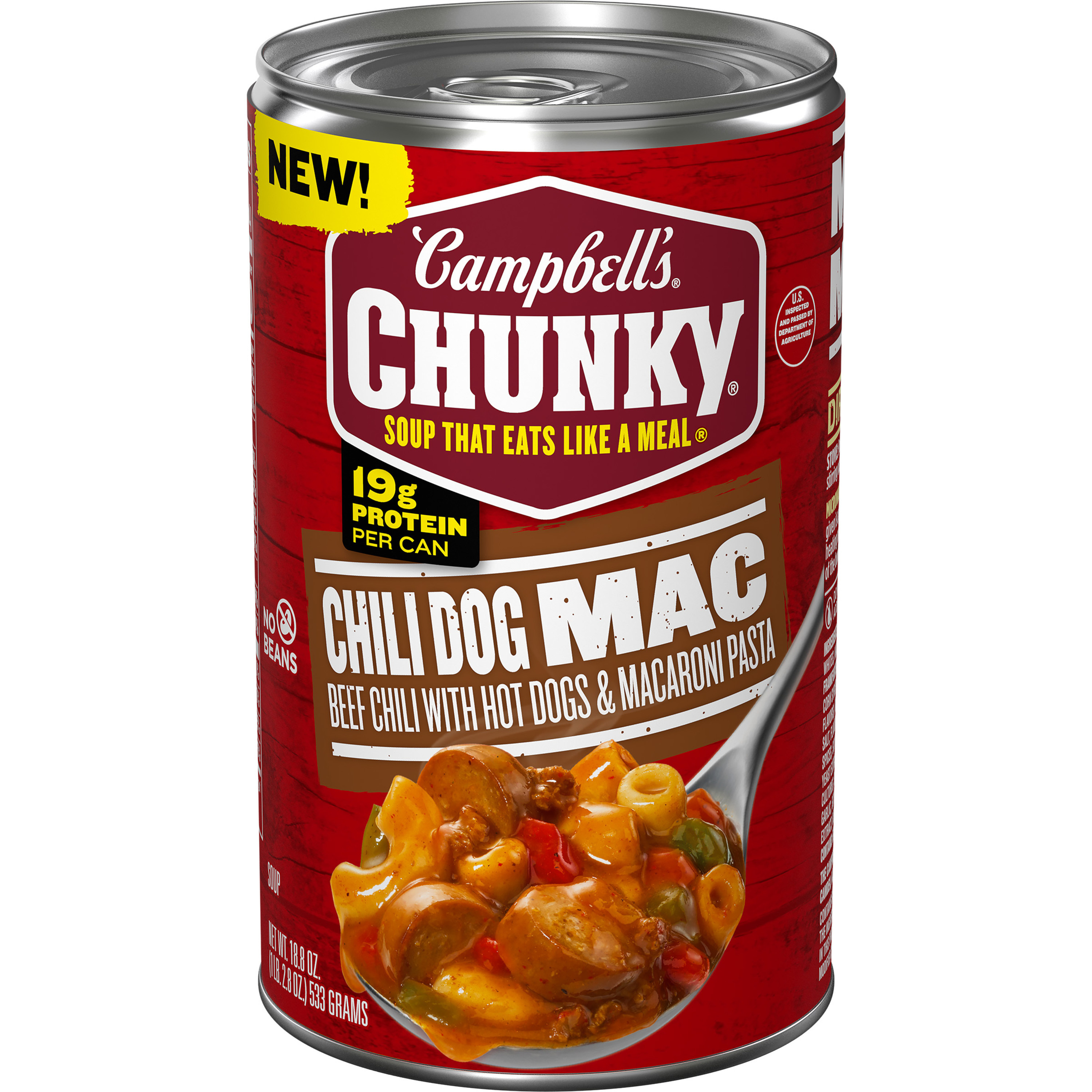 Campbell's Chunky Spicy Sausage Mac Soup, 18.8 oz Can | Giant