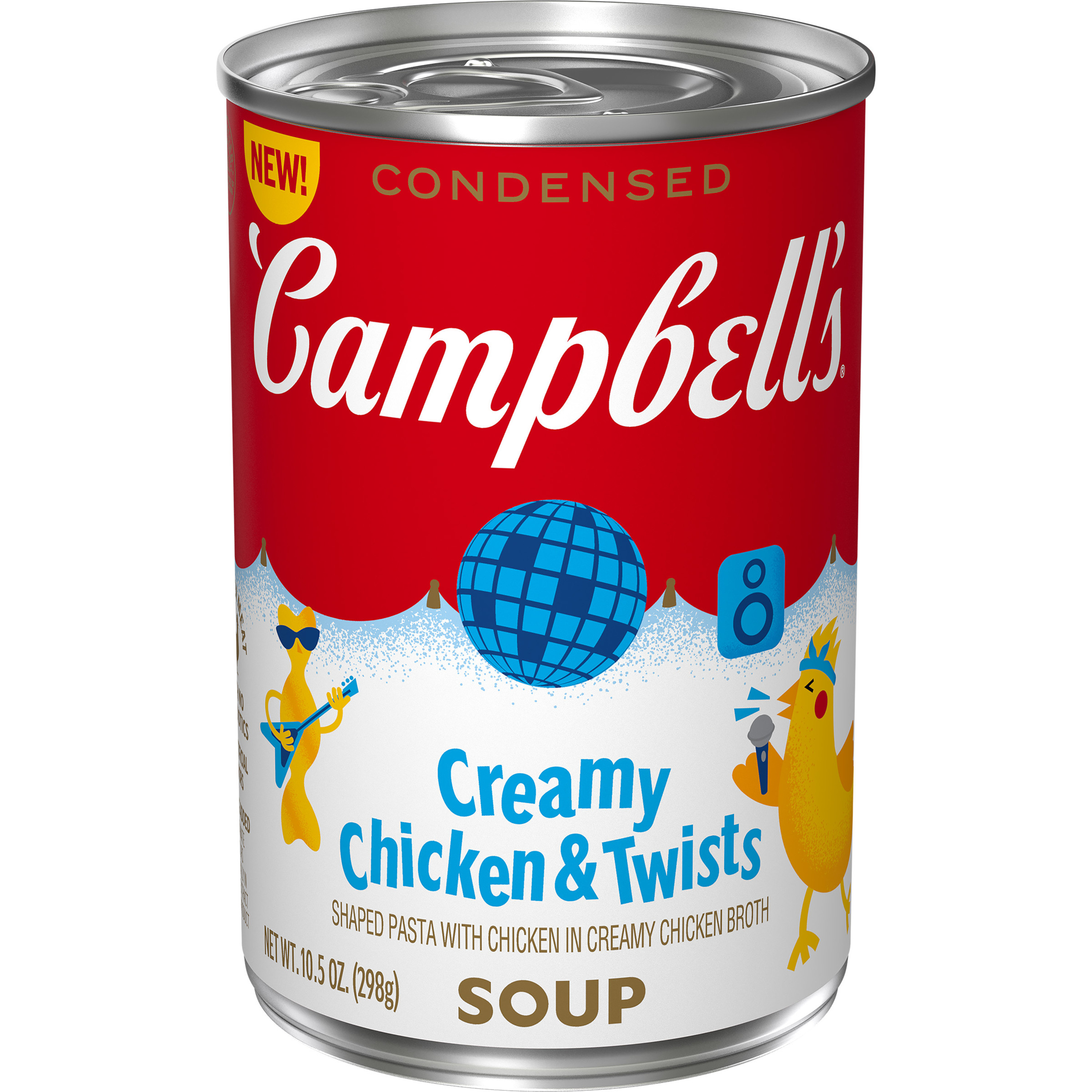 Campbell's Condensed Kids Creamy Chicken and Twists Soup, 10.5 oz