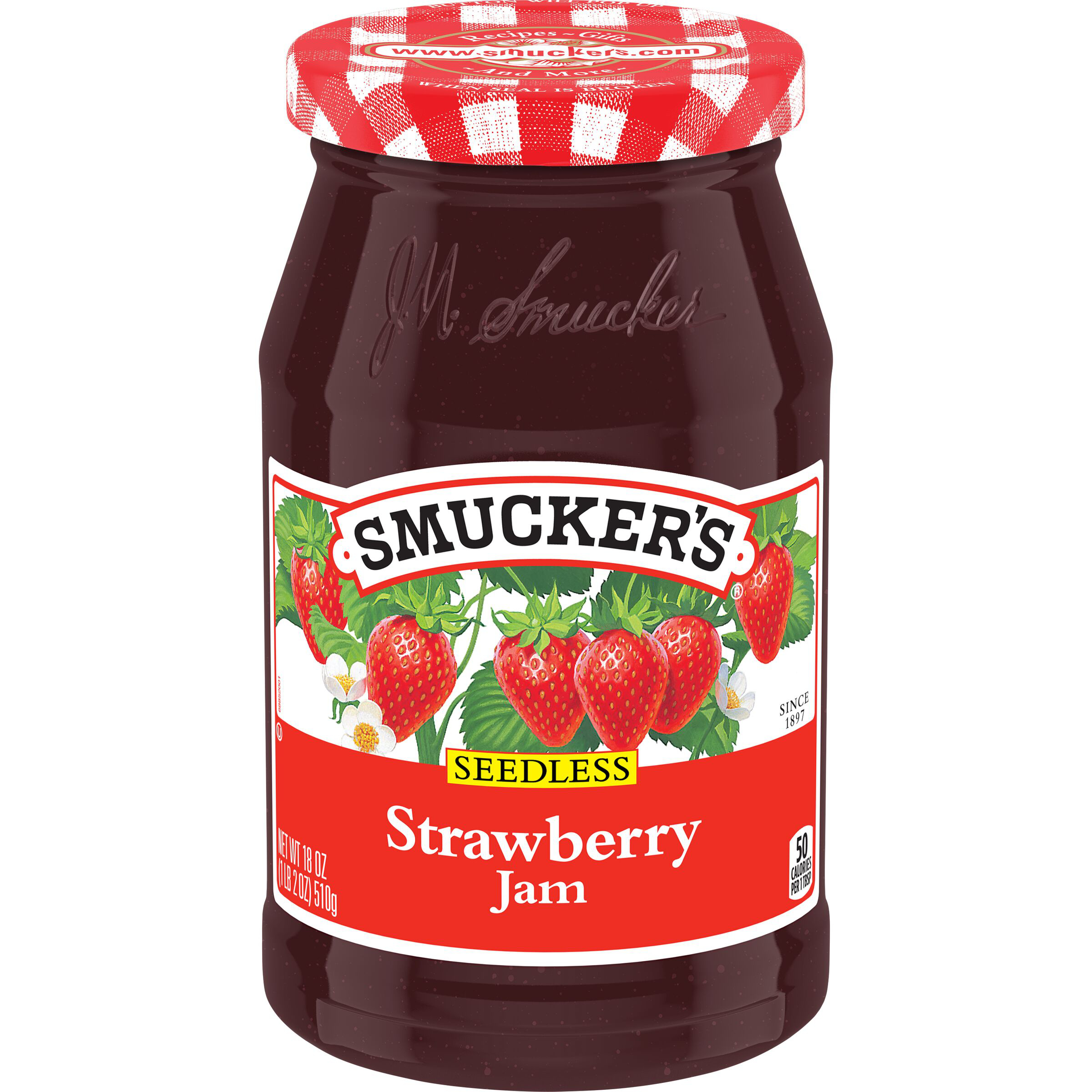 Strawberry Jam　伊勢しめ縄 Smucker's Seedless Strawberry Jam, 18 Ounces | Giant Eagle