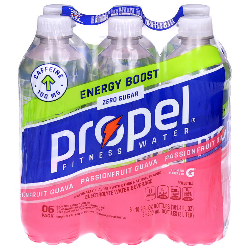 Propel Energy Boost Zero Sugar Passionfruit Guava Electrolyte