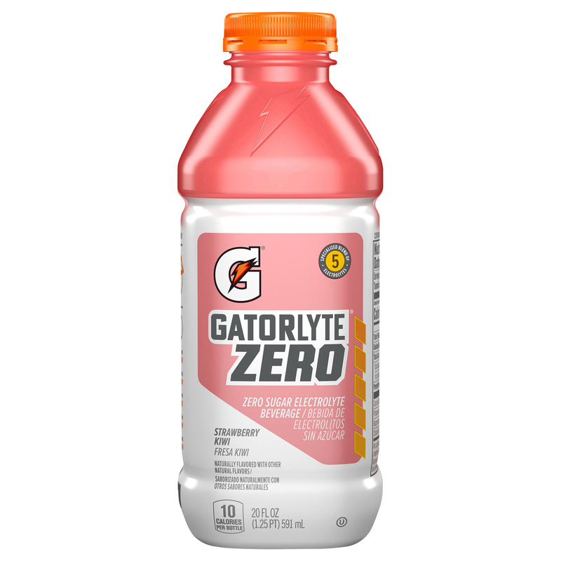 Gatorlyte Electrolyte Beverage, Zero Sugar, Strawberry Kiwi