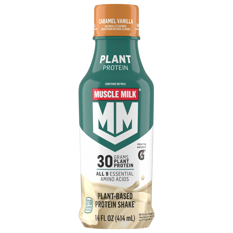Muscle Milk Plant Protein Caramel Vanilla Protein Shake | Giant