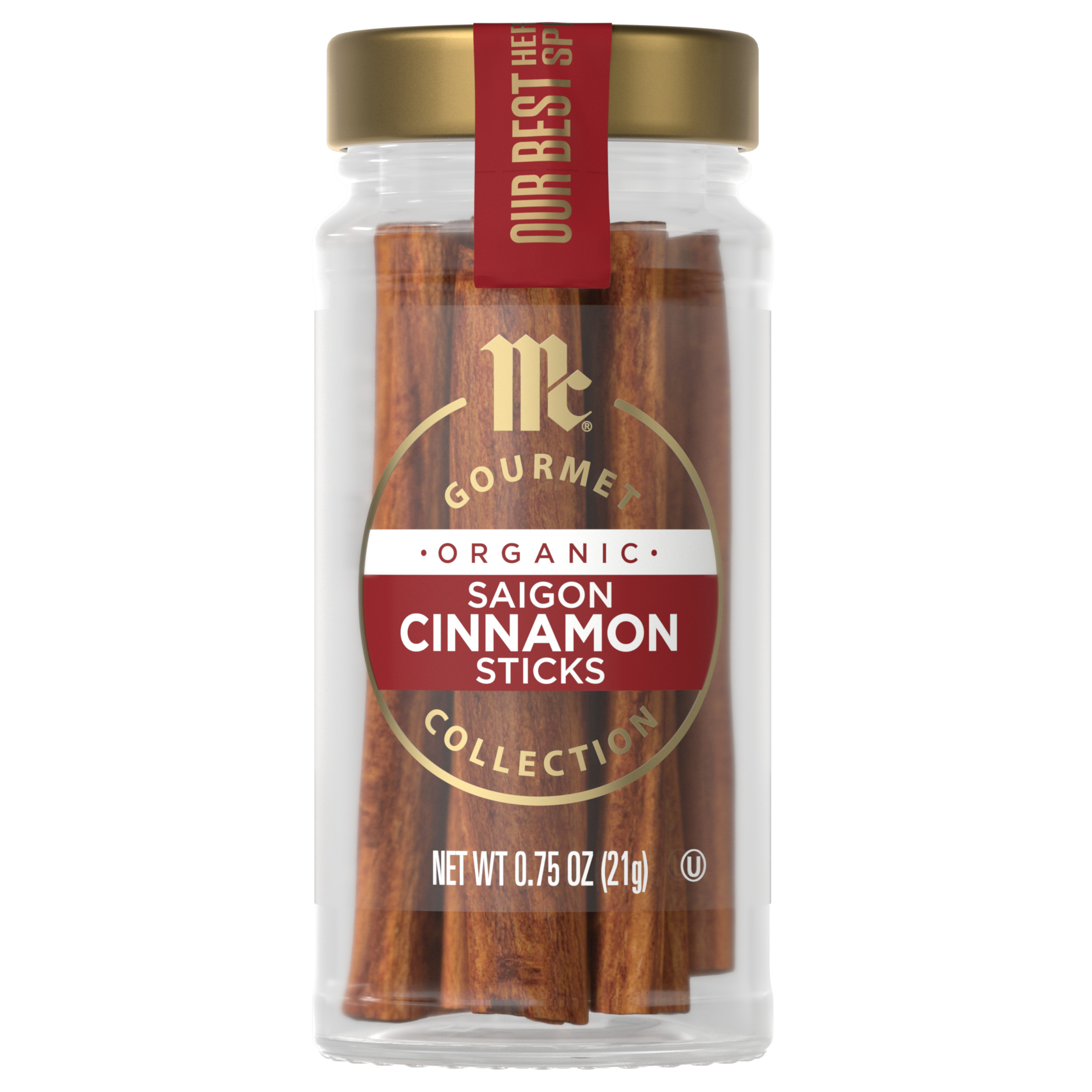 McCormick Gourmet Organic Saigon Cinnamon Sticks, 0.75 oz | Giant
