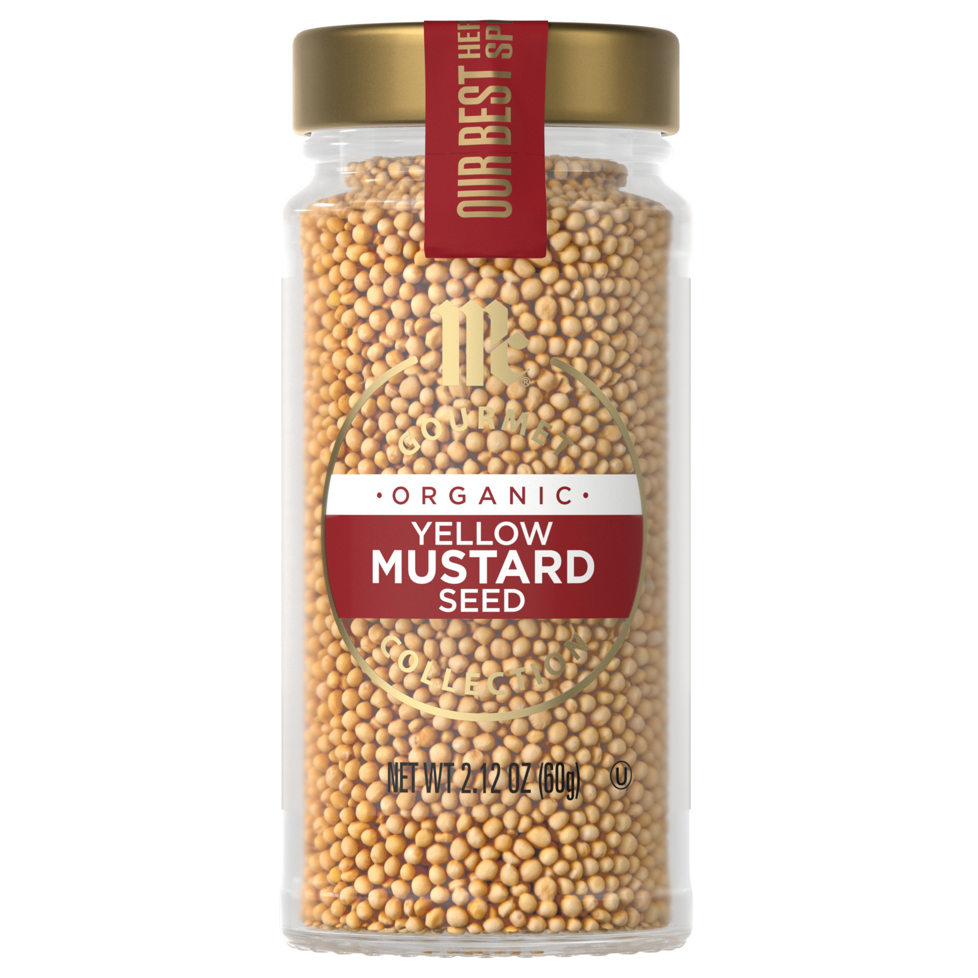 McCormick Gourmet Organic Yellow Mustard Seed, 2.12 oz | Giant