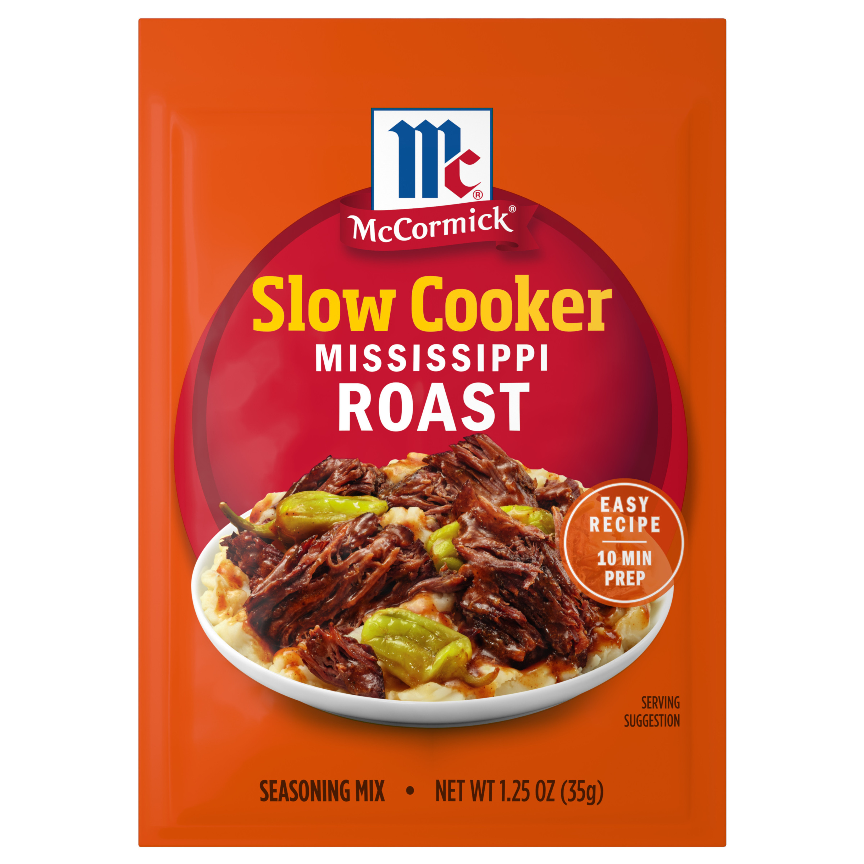 McCormick Mississippi Roast Instant Pot Seasoning Mix, 1.25 oz