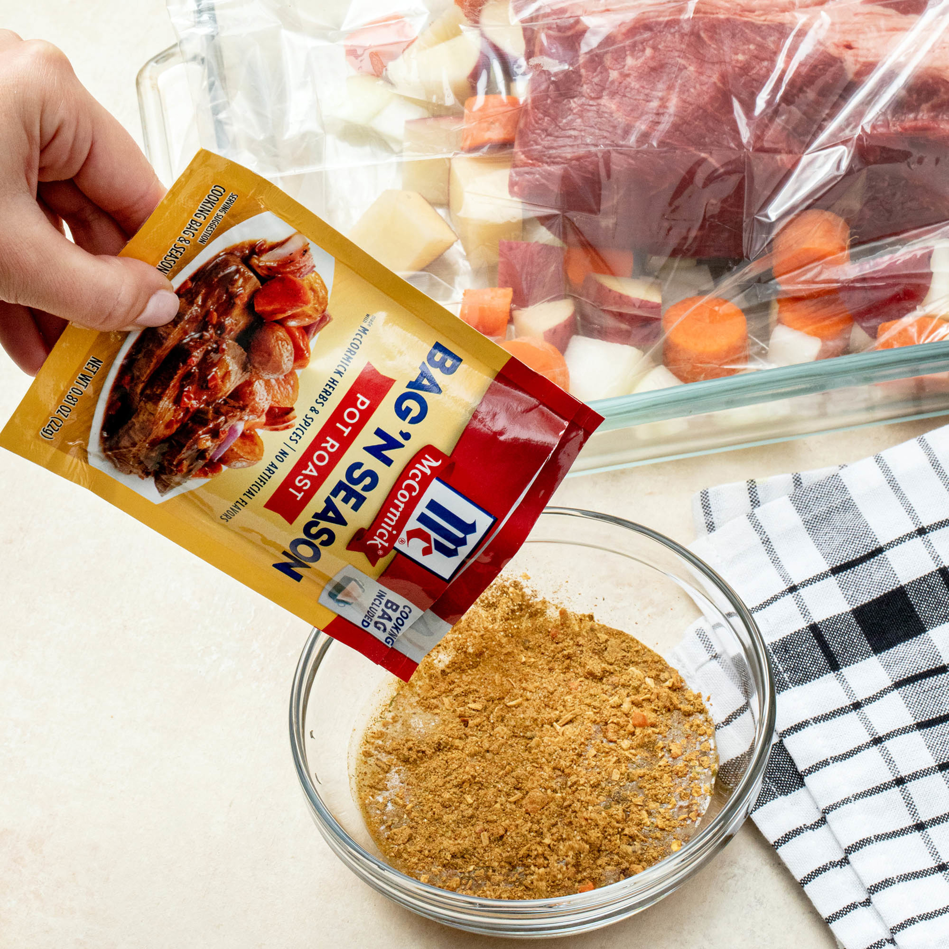 McCormick Bag 'n Season Pot Roast Seasoning Mix Giant Eagle