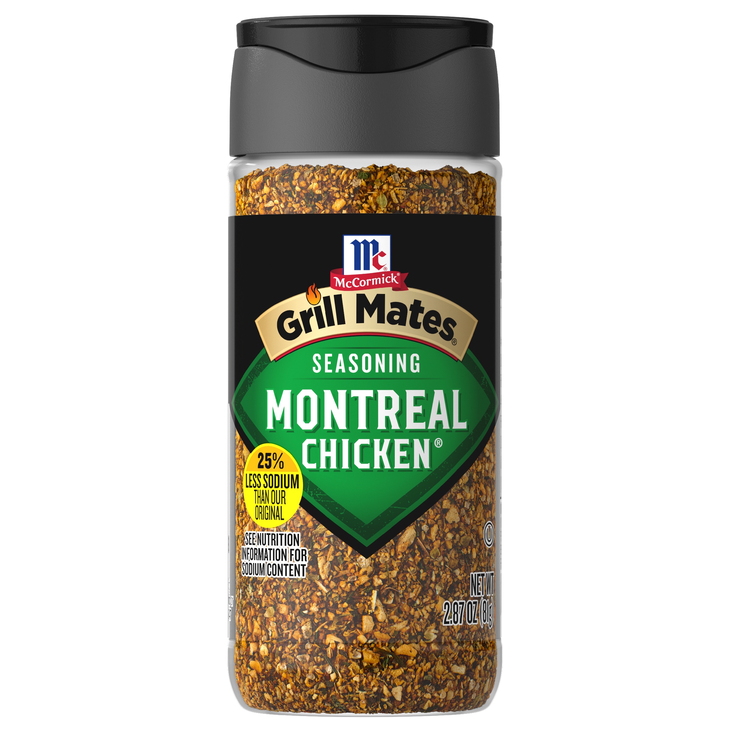 McCormick Grill Mates 25% Less Sodium Montreal Chicken Seasoning