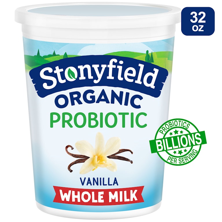 Stonyfield Organic Whole Milk Probiotic Yogurt, Vanilla Giant