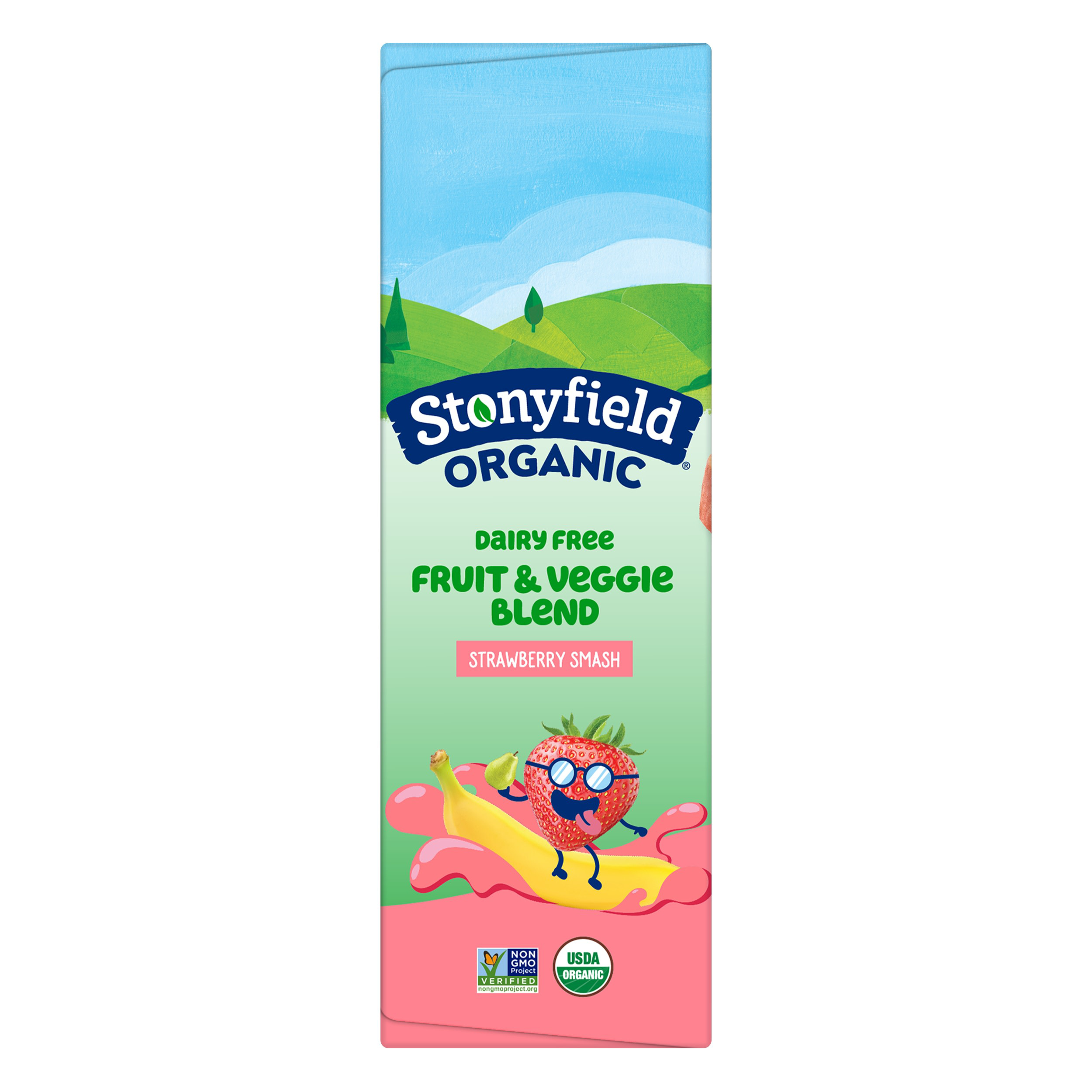 Stonyfield Organic, Strawbana Smash, 12.8 oz, 4 pouches | Giant