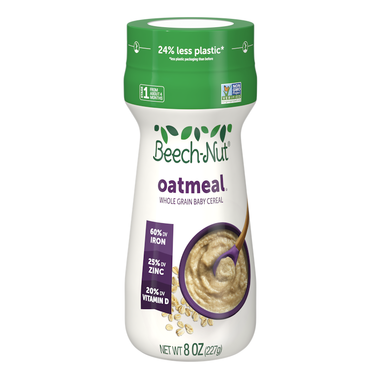 Beech-Nut Stage Oatmeal Baby Cereal, oz Canister Giant Eagle