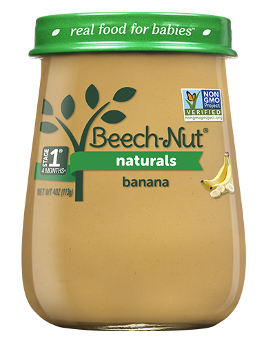 Beech-Nut Naturals Stage Baby Food, Banana, oz Jar Giant
