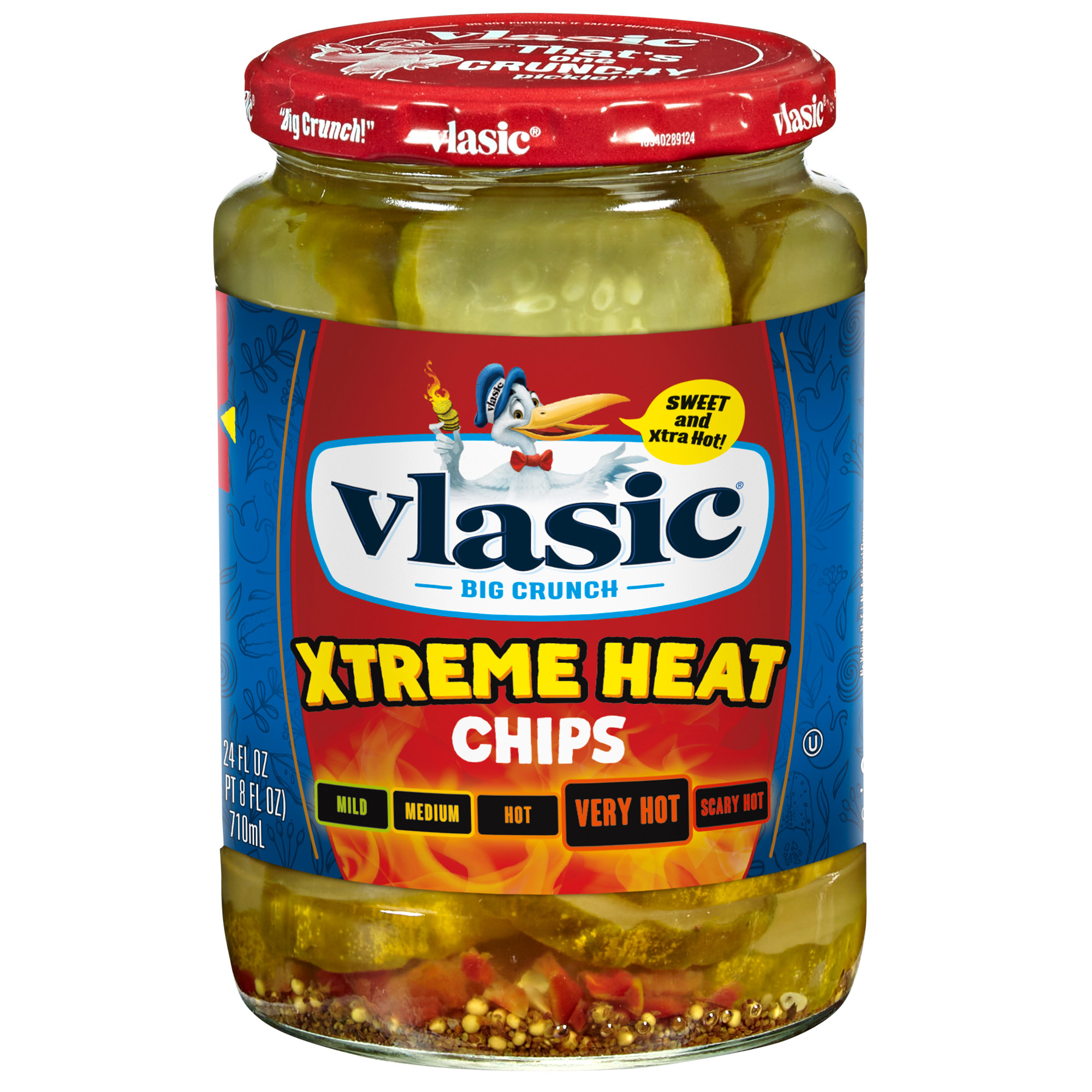 Vlasic Xtreme Heat Very Hot Spice Pickle Chips, 24 fl. oz. | Giant