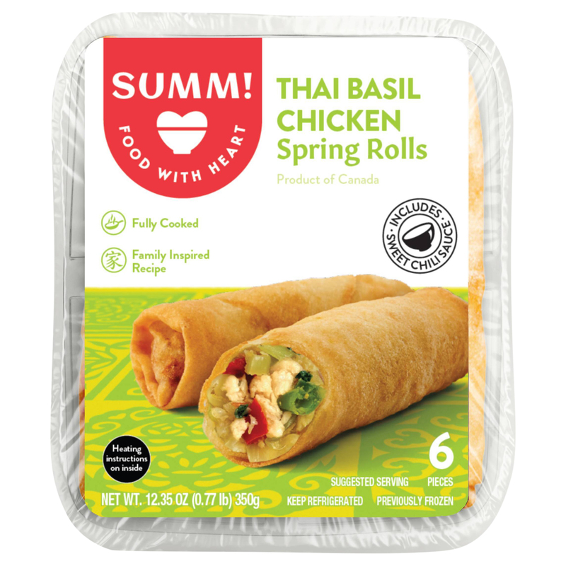 むむ743mujiyaデザインSK/643mujiyaアシメTU(GY) Summ! Thai Basil Chicken Spring Rolls | Giant Eagle | Because It