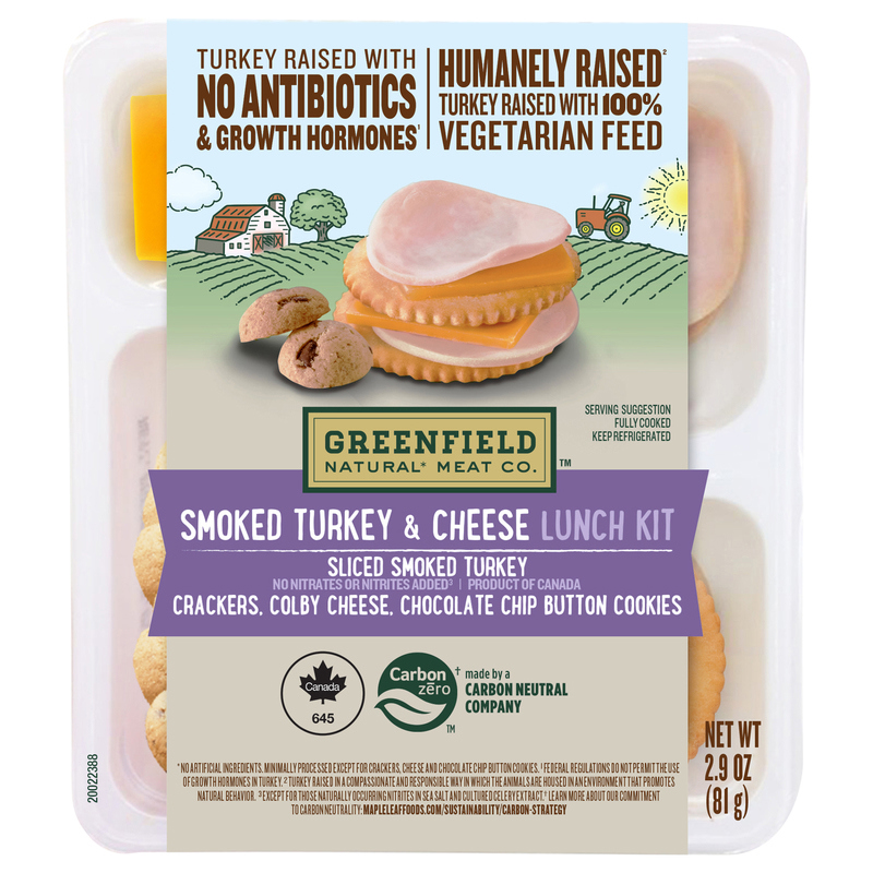 Greenfield Natural Meat Lunch Kit, Smoked, Turkey Cheese