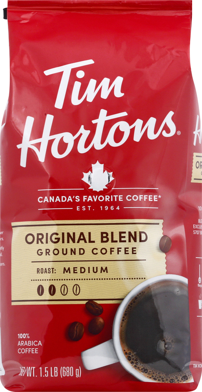Tim Hortons Coffee, Ground, Dark Medium Roast, Colombian | Giant