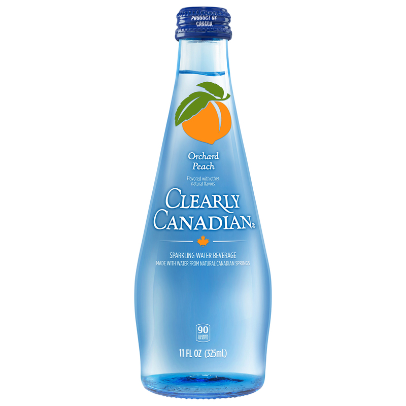Clearly Canadian Sparkling Water Beverage, Orchard Peach | Giant
