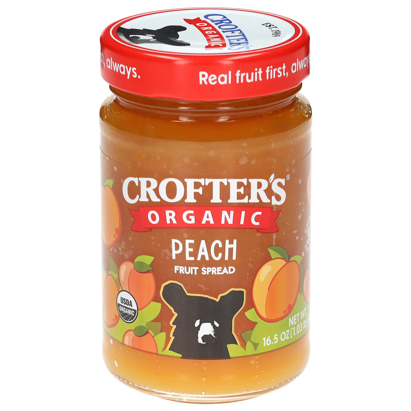 Crofter's Organic Peach Fruit Spread | Giant Eagle | Because It