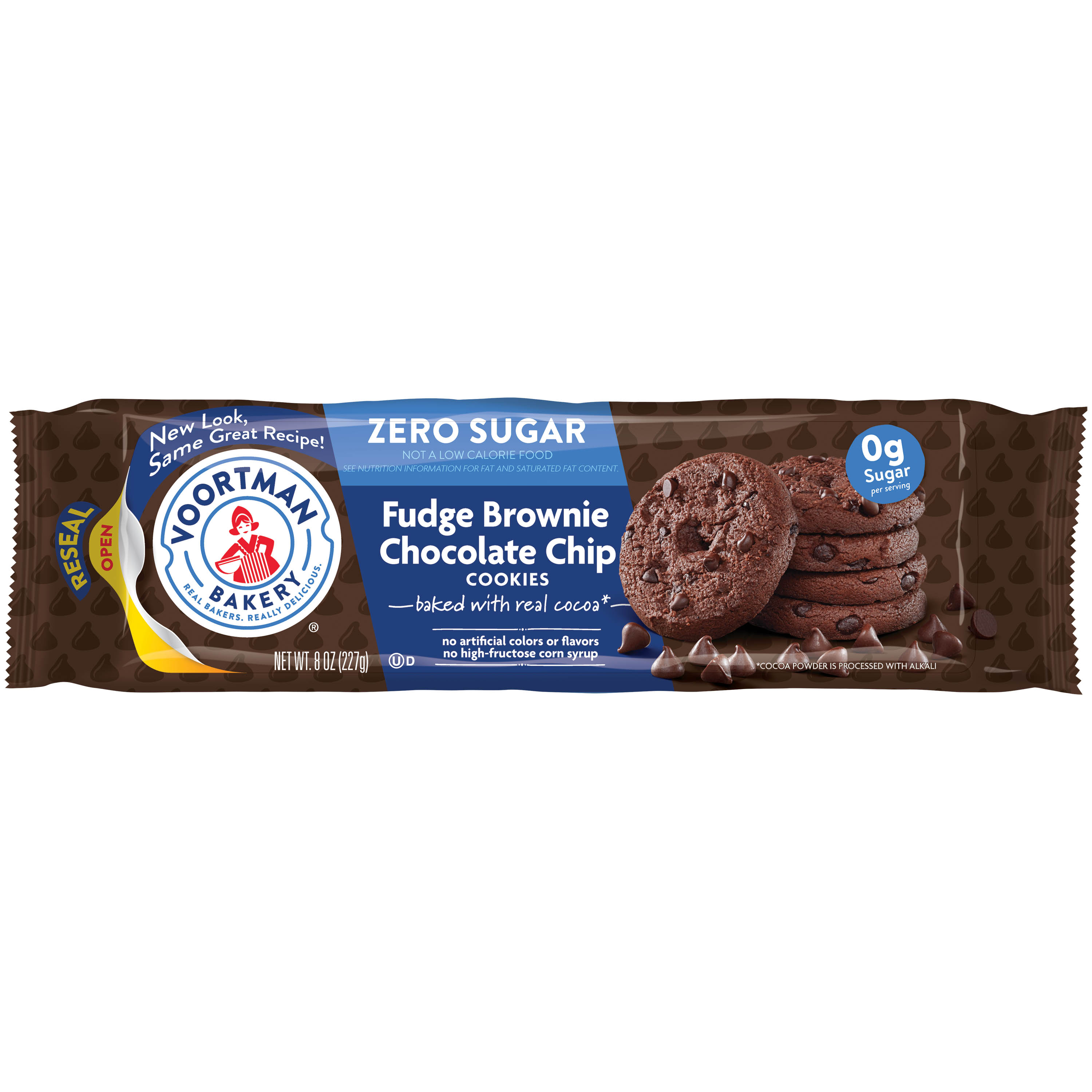 VOORTMAN Bakery Zero Sugar Chocolate Chip Cookies 8 oz | Giant