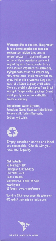 Water Based Lube K-Y UltraGel 4.5 fl oz Adult Toy Friendly Personal  Lubricant for Couples, Men, Women, Pleasure Enhancer, pH Balanced, Paraben  Free, Non-Sticky | Giant Eagle | Because It Matters |