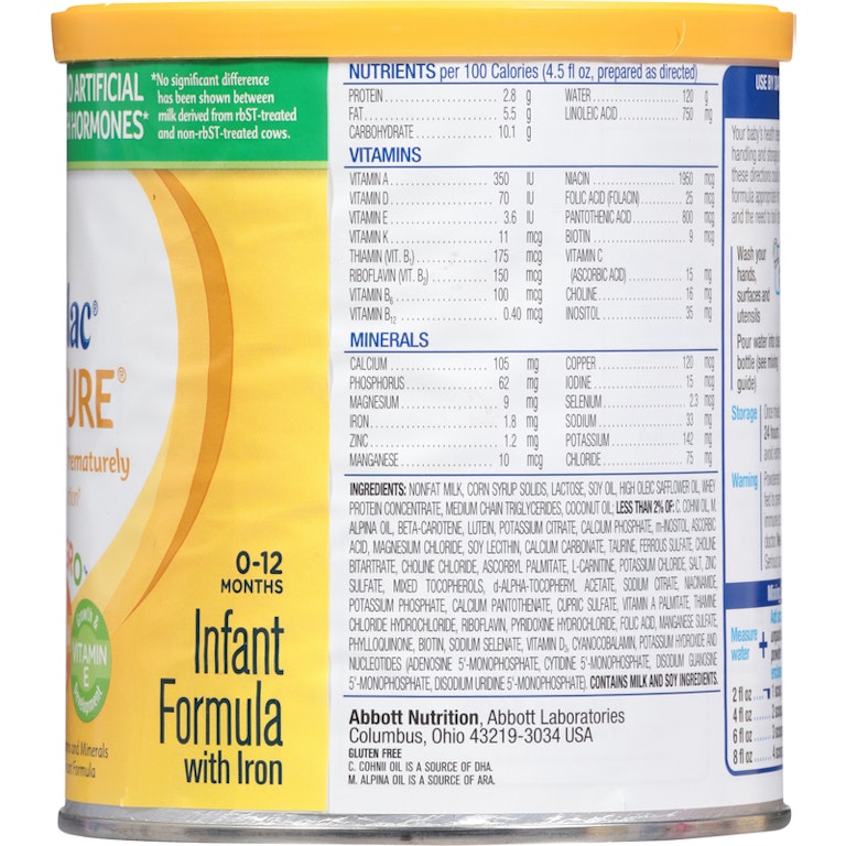 Similac® NeoSure®* Premature Post-Discharge Infant Formula Giant