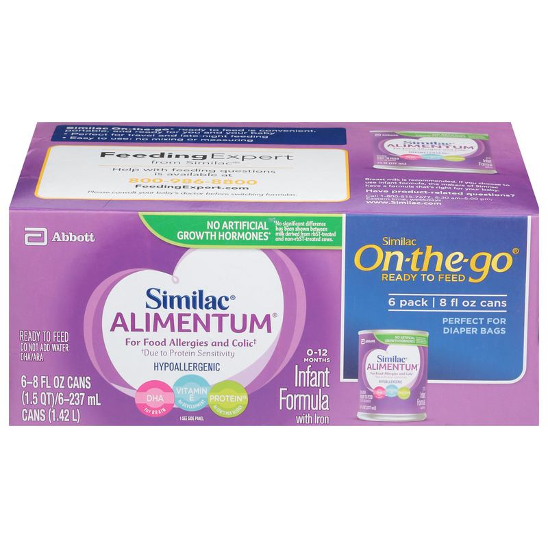 Similac Infant Formula, with Iron, Hypoallergenic, Ready to Feed