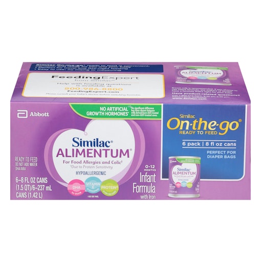 Similac Infant Formula, with Iron, Hypoallergenic, Ready to Feed