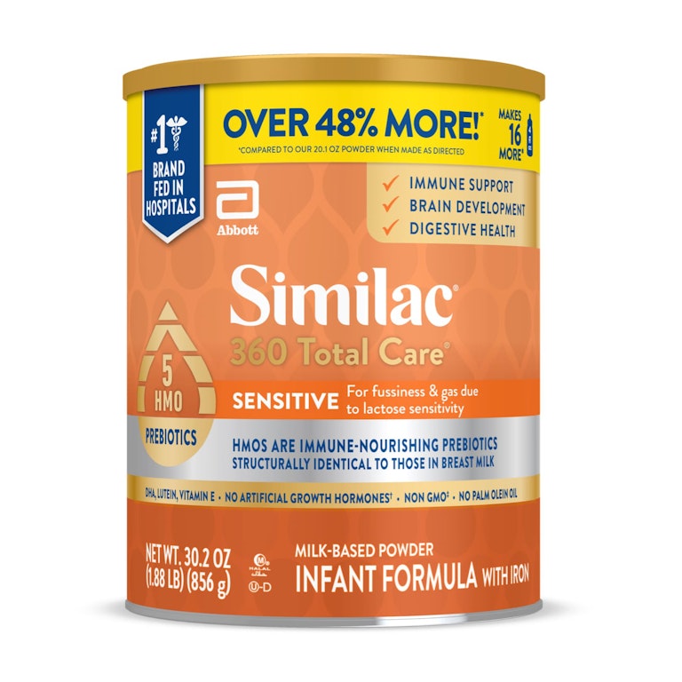Similac 360 Total Care Sensitive Infant Formula, Lactose