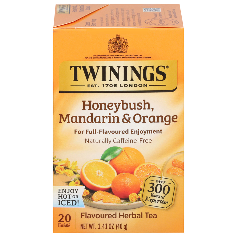 Twinings Herbal Tea, Flavoured, Honeybush, Mandarin & Orange, Tea