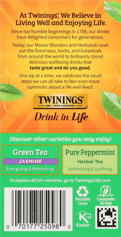 Twinings Flavoured Green Tea, Mint | Giant Eagle | Because It