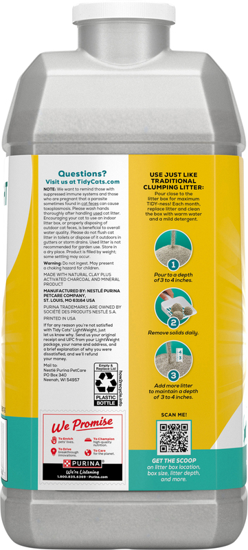 Purina Tidy Cats Free and Clean Unscented Cat Litter x 2 pack