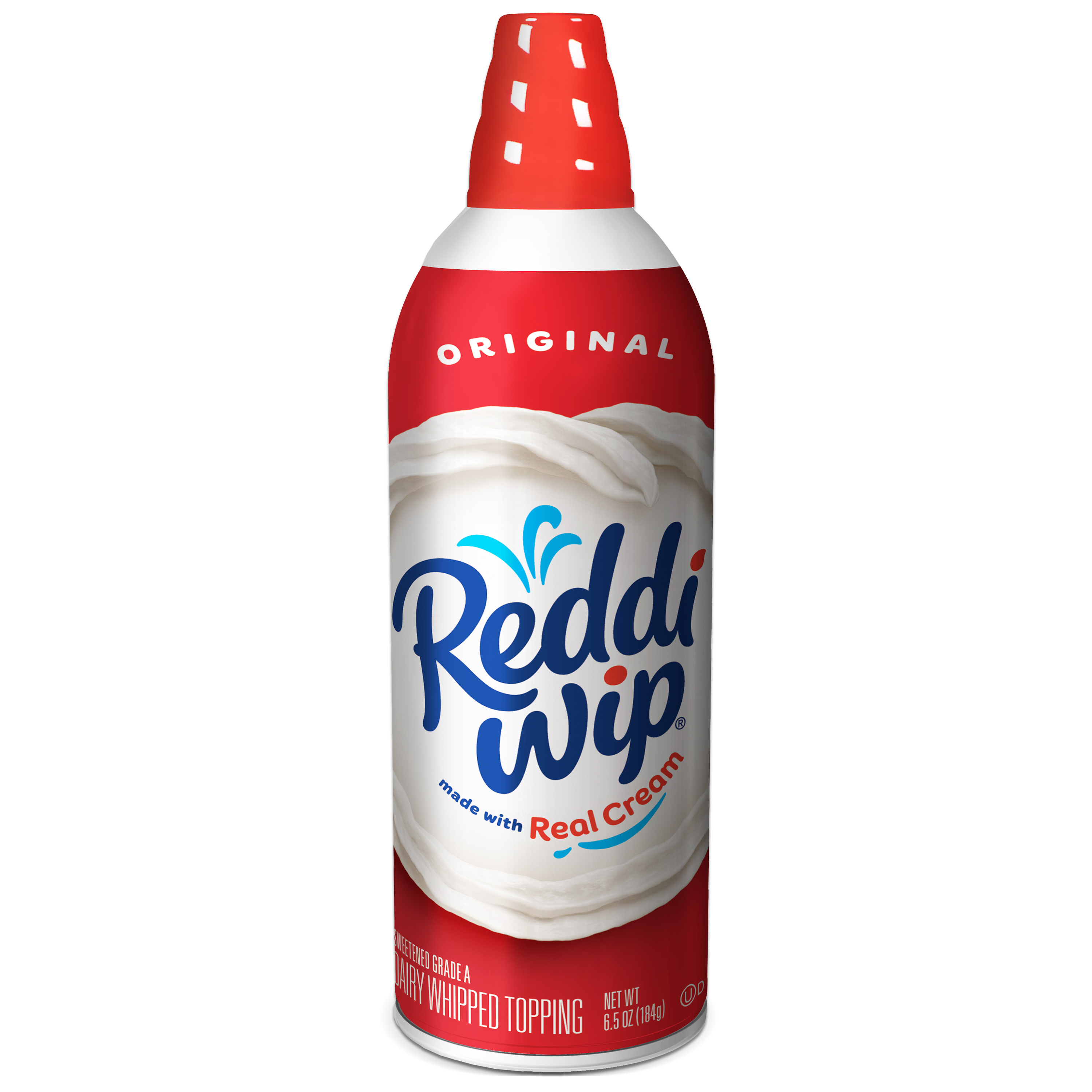 Reddi-wip Original Whipped Topping Made with Real Cream, 6.5 oz