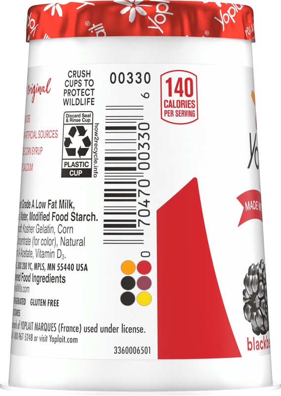 Yoplait Low Fat Blackberry Yogurt | Giant Eagle | Because It