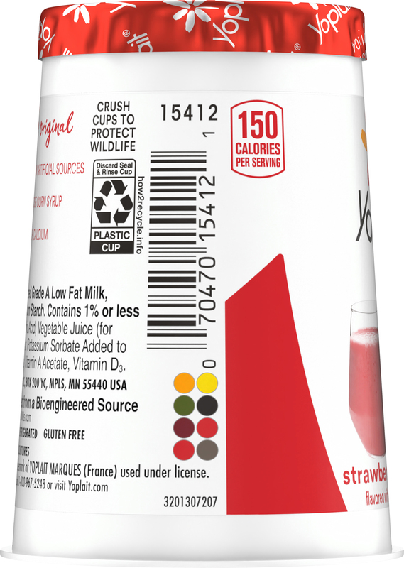 Rotulo Nutricional De Iogurte De Morango Yoplait Iogurte De Morango
