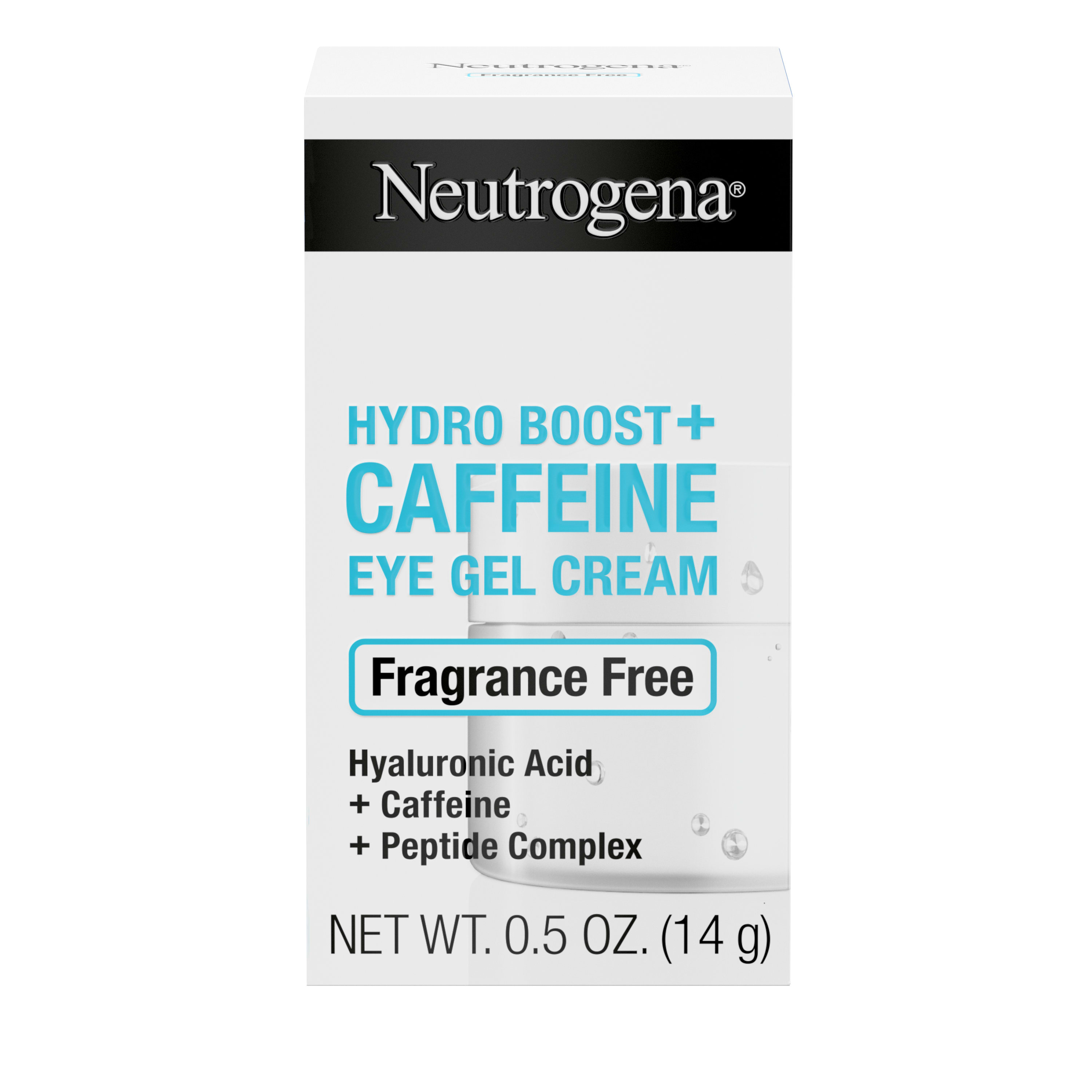 Neutrogena Hydro Boost+ Caffeine Eye Gel Cream, Unscented Skin