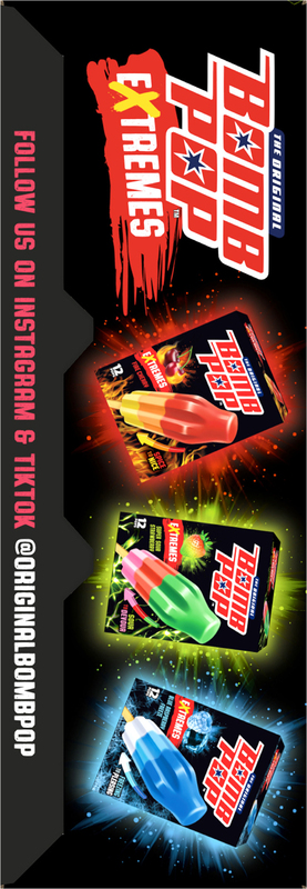 Bomb Pop Extremes Super Sour Cherry Limeade Ice Pops, Frozen