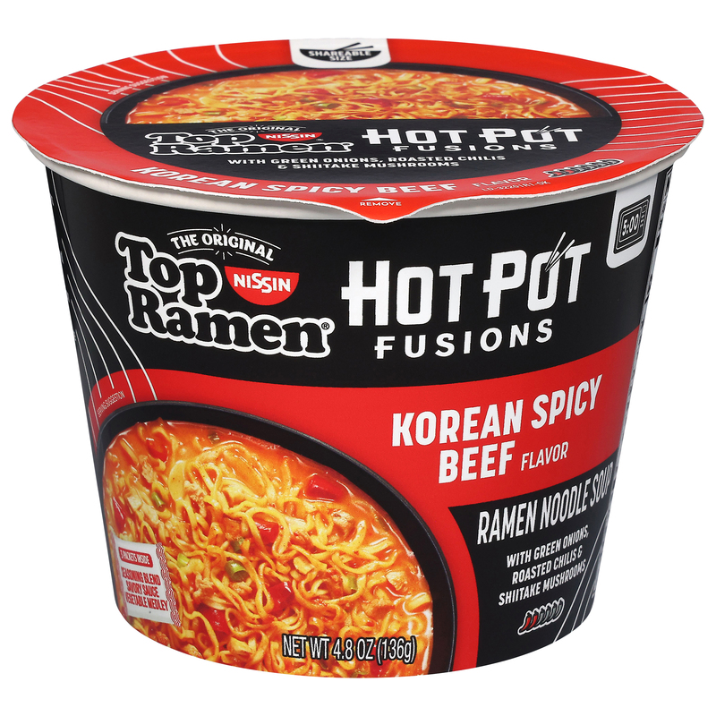 Nissin Korean Spicy Beef Flavor Ramen Noodle Soup | Giant Eagle