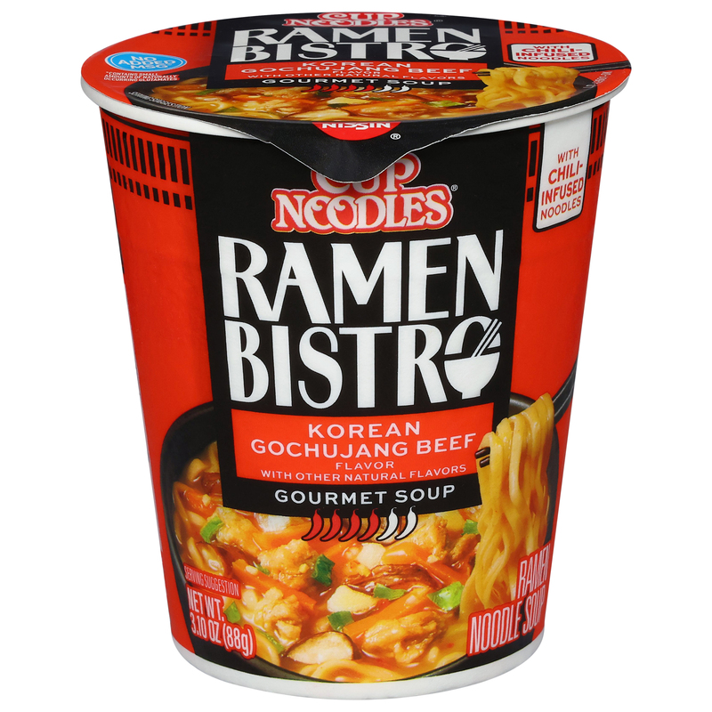 Nissin Ramen Bistro Gourmet Korean Gochujang Beef Ramen Noodle