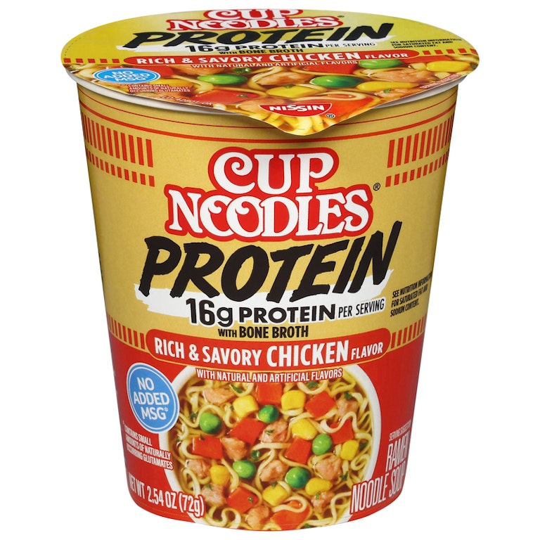 Cup Noodles Protein Rich & Savory Chicken Flavor Ramen Noodle Soup Cup Noodles Protein Rich & Savory Chicken Flavor Ramen Noodle Soup