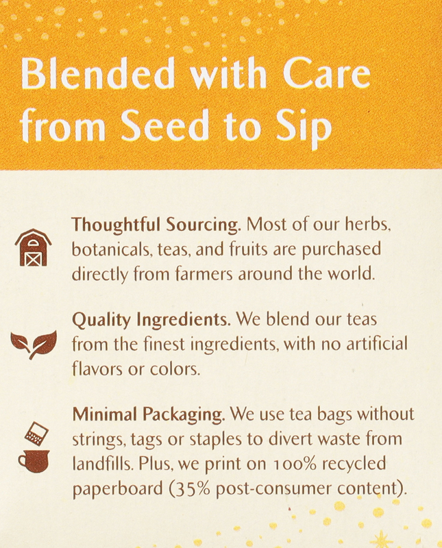 Celestial Seasonings Herbal Tea, Caffeine Free, Honey Vanilla