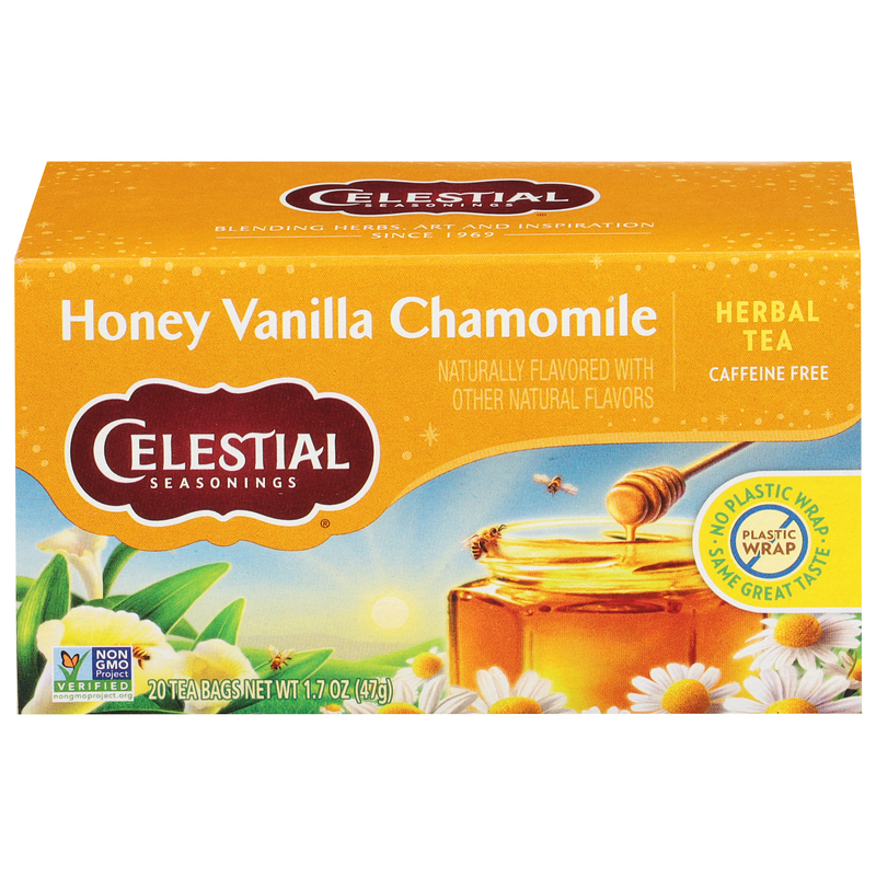 Celestial Seasonings Herbal Tea, Caffeine Free, Honey Vanilla