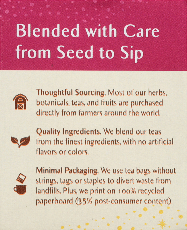 Celestial Seasonings Caffeine Free Tea Bags Raspberry Zinger