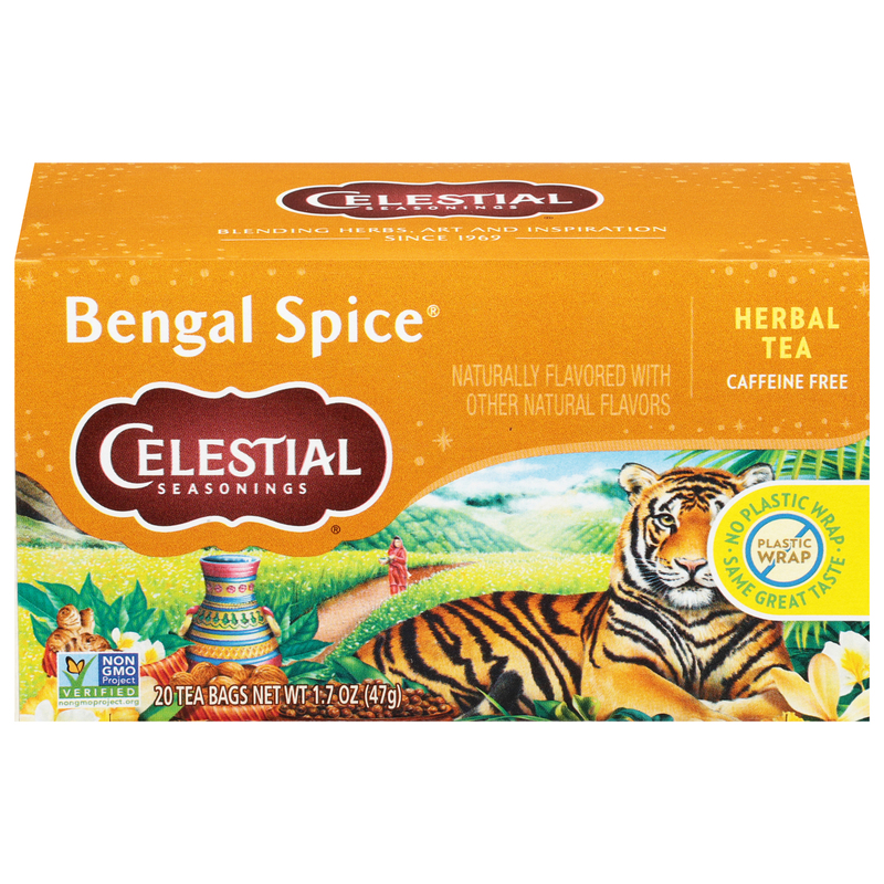 Celestial Seasonings Caffeine Free Tea Bags Lemon Zinger Herbal