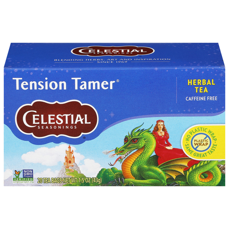 Celestial Seasonings Caffeine Free Tea Bags Tension Tamer Herbal