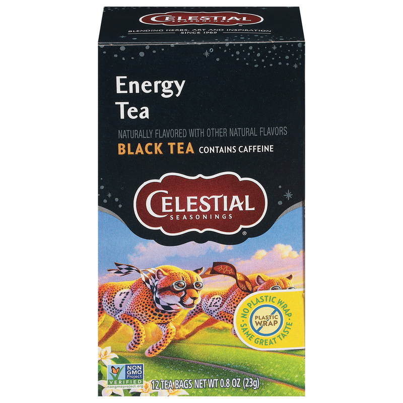 Celestial Seasonings Black Tea, Energy, Tea Bags | Giant Eagle