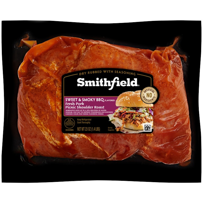Smithfield Fully Cooked Smoked Pork Shoulder Picnic Fully Cooked