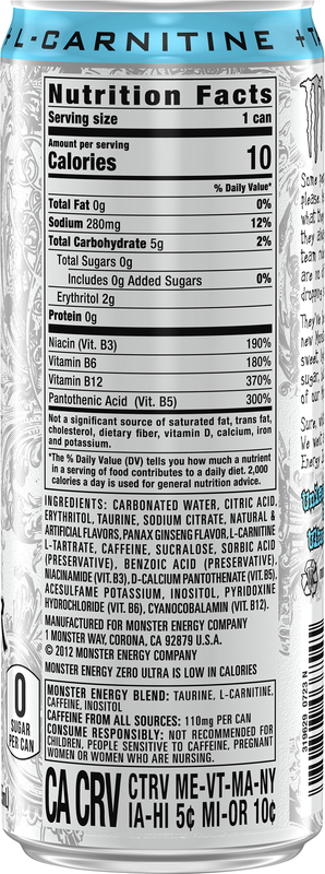 is l carnitine in energy drinks Monster Energy Drink – 500 ml