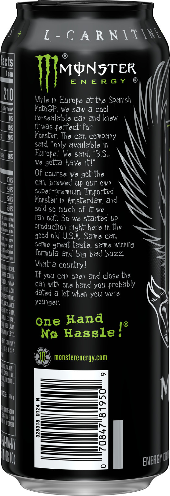 white monster l carnitine Monster Zero Sugar Lando Norris Energy Drink Can, 16 fl oz With its bold design and refreshing taste How Much L Carnitine Is
