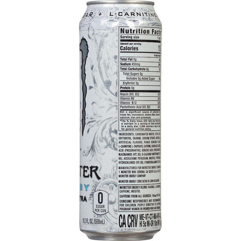 Monster Zero Ultra Zero Sugar Energy Drink | Giant Eagle | Because It Matters Monster Zero Ultra Zero Sugar Energy Drink | Giant Eagle | Because It Matters